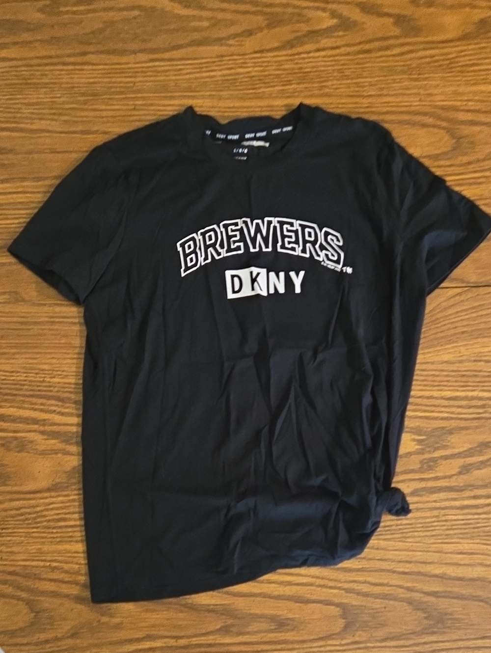DKNY Black Brewers Graphic Short-Sleeve Tee